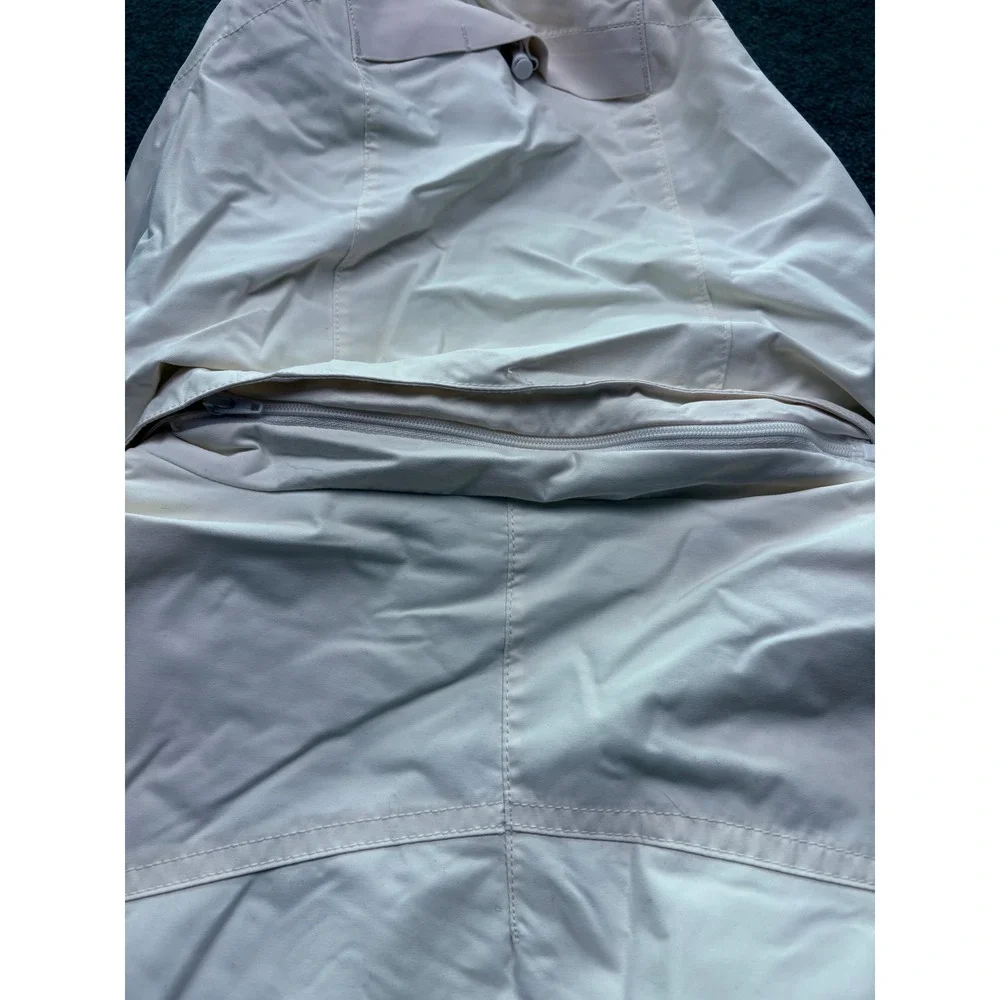 Helly Hansen Helly Tech Waterproof Ski Jacket Womens Large White Hooded Coat